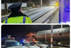 除隐患保安(ān)全，四支队（兴安(ān)）一(yī)大队携手交警(jǐng)重拳打击“百吨王”