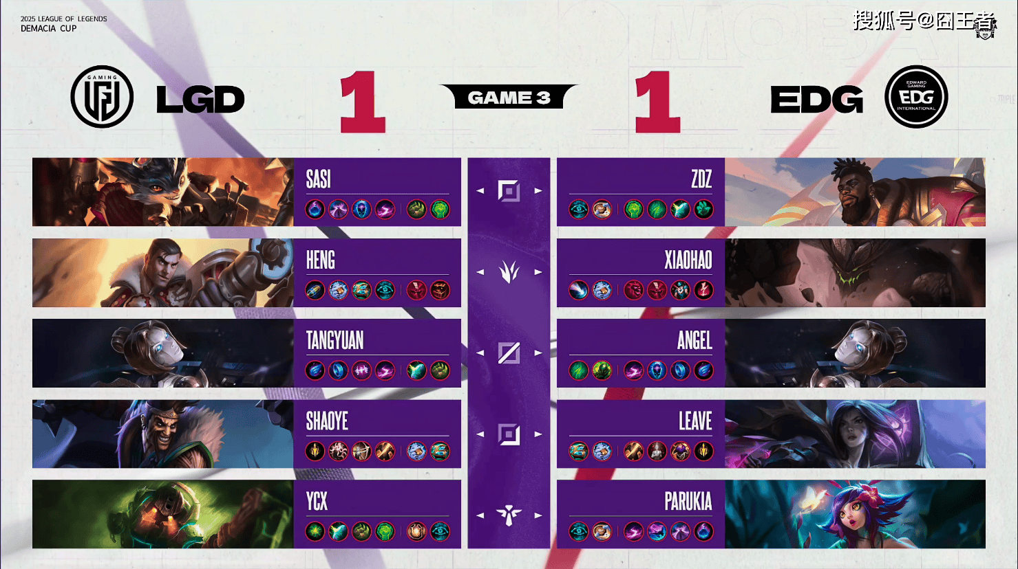 德玛西亚杯：让一追二，EDG三局戰(zhàn)胜LGD