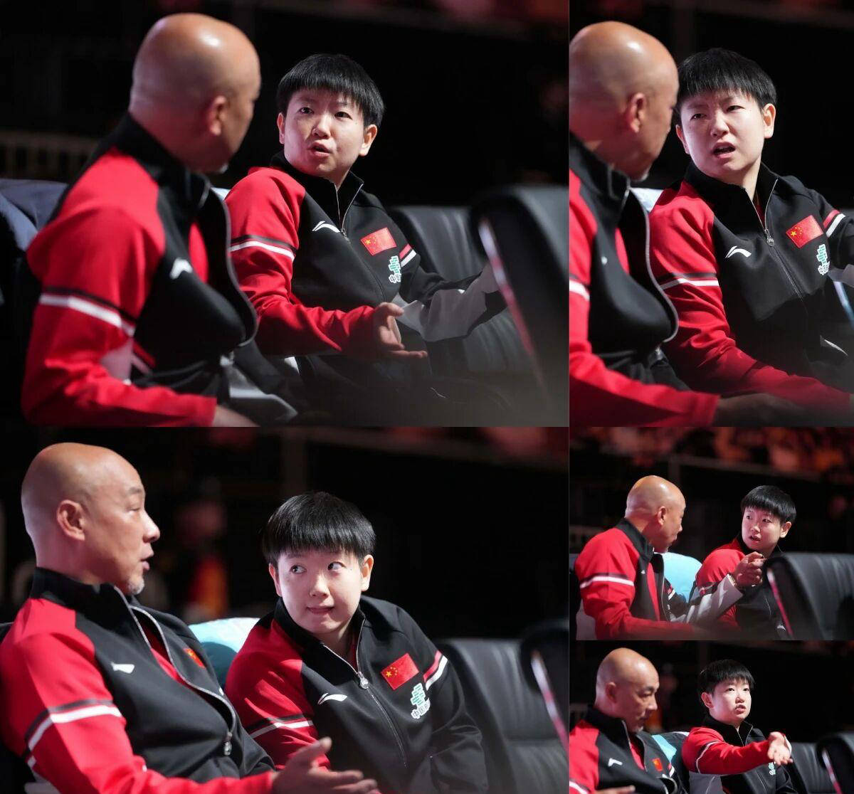 孫(sūn)颖莎萌态十足(zú)！与肖战并肩复盘比(bǐ)赛，表情丰富俘获众人心