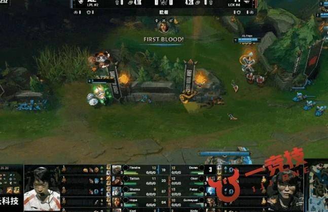 【一竞技1Jingji】LOL：全球縂(zǒng)决赛 T1 3比2淘汰AL！